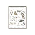 Picture of Cute Wild Animals II _GroupedProduct_Rectangle_Portrait_Mini_ _GroupedProduct_Rectangle_Portrait_Canvas_Framed_