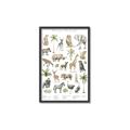 Picture of African wild animals I _GroupedProduct_Rectangle_Portrait_Mini_ _GroupedProduct_Rectangle_Portrait_Canvas_Framed_