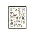 Picture of African wild animals I _GroupedProduct_Rectangle_Portrait_Mini_ _GroupedProduct_Rectangle_Portrait_Canvas_Framed_