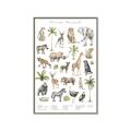 Picture of African wild animals I _GroupedProduct_Rectangle_Portrait_Mini_ _GroupedProduct_Rectangle_Portrait_Canvas_Framed_