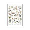 Picture of African wild animals I _GroupedProduct_Rectangle_Portrait_Mini_ _GroupedProduct_Rectangle_Portrait_Canvas_Framed_