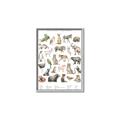 Picture of African wild animals II _GroupedProduct_Rectangle_Portrait_Mini_ _GroupedProduct_Rectangle_Portrait_Canvas_Framed_
