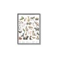 Picture of African wild animals II _GroupedProduct_Rectangle_Portrait_Mini_ _GroupedProduct_Rectangle_Portrait_Canvas_Framed_