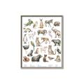 Picture of African wild animals II _GroupedProduct_Rectangle_Portrait_Mini_ _GroupedProduct_Rectangle_Portrait_Canvas_Framed_