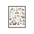 Picture of African wild animals II _GroupedProduct_Rectangle_Portrait_Mini_ _GroupedProduct_Rectangle_Portrait_Canvas_Framed_