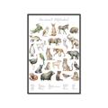Picture of African wild animals II _GroupedProduct_Rectangle_Portrait_Mini_ _GroupedProduct_Rectangle_Portrait_Canvas_Framed_