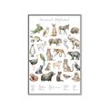 Picture of African wild animals II _GroupedProduct_Rectangle_Portrait_Mini_ _GroupedProduct_Rectangle_Portrait_Canvas_Framed_
