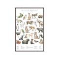 Picture of African wild animals II _GroupedProduct_Rectangle_Portrait_Mini_ _GroupedProduct_Rectangle_Portrait_Canvas_Framed_