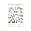 Picture of African wild animals II _GroupedProduct_Rectangle_Portrait_Mini_ _GroupedProduct_Rectangle_Portrait_Canvas_Framed_