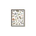 Picture of Cute Wild Animals I _GroupedProduct_Rectangle_Portrait_Mini_ _GroupedProduct_Rectangle_Portrait_Canvas_Framed_