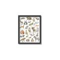 Picture of Cute Wild Animals I _GroupedProduct_Rectangle_Portrait_Mini_ _GroupedProduct_Rectangle_Portrait_Canvas_Framed_