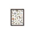 Picture of Cute Wild Animals I _GroupedProduct_Rectangle_Portrait_Mini_ _GroupedProduct_Rectangle_Portrait_Canvas_Framed_