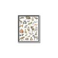 Picture of Cute Wild Animals I _GroupedProduct_Rectangle_Portrait_Mini_ _GroupedProduct_Rectangle_Portrait_Canvas_Framed_