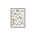 Picture of Cute Wild Animals I _GroupedProduct_Rectangle_Portrait_Mini_ _GroupedProduct_Rectangle_Portrait_Canvas_Framed_