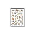 Picture of Cute Wild Animals I _GroupedProduct_Rectangle_Portrait_Mini_ _GroupedProduct_Rectangle_Portrait_Canvas_Framed_
