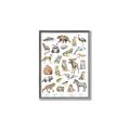 Picture of Cute Wild Animals I _GroupedProduct_Rectangle_Portrait_Mini_ _GroupedProduct_Rectangle_Portrait_Canvas_Framed_