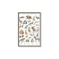 Picture of Cute Wild Animals I _GroupedProduct_Rectangle_Portrait_Mini_ _GroupedProduct_Rectangle_Portrait_Canvas_Framed_
