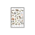 Picture of Cute Wild Animals I _GroupedProduct_Rectangle_Portrait_Mini_ _GroupedProduct_Rectangle_Portrait_Canvas_Framed_