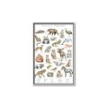 Picture of Cute Wild Animals I _GroupedProduct_Rectangle_Portrait_Mini_ _GroupedProduct_Rectangle_Portrait_Canvas_Framed_