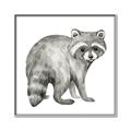 Picture of Forest Raccoon  _GroupedProduct_Square_Mini_ _GroupedProduct_Square_Canvas_Framed_