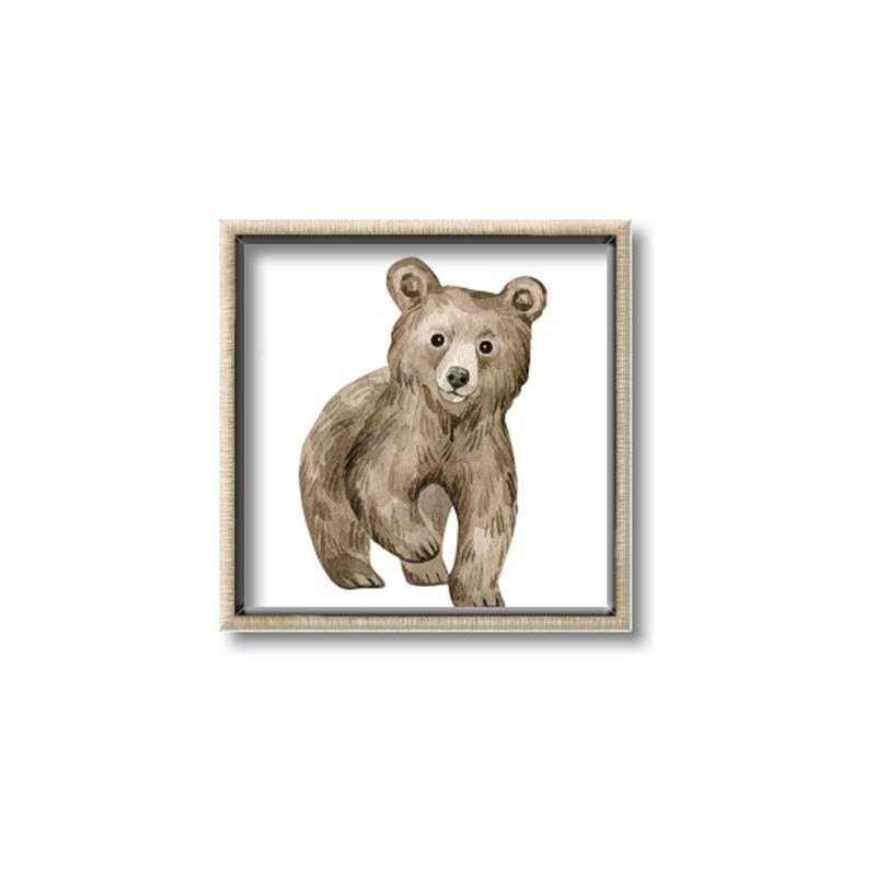 Picture of Forest Bear _GroupedProduct_Square_Mini_ _GroupedProduct_Square_Canvas_Framed_