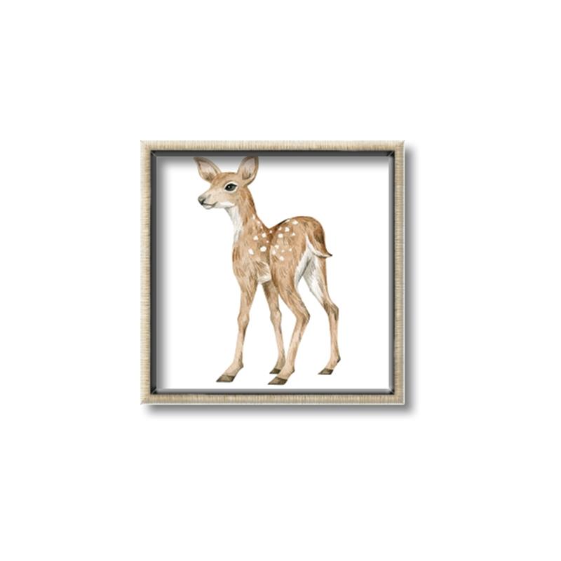 Picture of Forest Deer _GroupedProduct_Square_Mini_ _GroupedProduct_Square_Canvas_Framed_