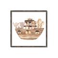 Picture of Watercolor Noahs Ark _GroupedProduct_Square_Mini_ _GroupedProduct_Square_Canvas_Framed_