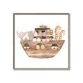 Picture of Watercolor Noahs Ark _GroupedProduct_Square_Mini_ _GroupedProduct_Square_Canvas_Framed_