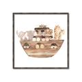 Picture of Watercolor Noahs Ark _GroupedProduct_Square_Mini_ _GroupedProduct_Square_Canvas_Framed_