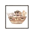Picture of Watercolor Noahs Ark _GroupedProduct_Square_Mini_ _GroupedProduct_Square_Canvas_Framed_