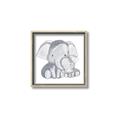 Picture of Mother and baby elephant _GroupedProduct_Square_Mini_ _GroupedProduct_Square_Canvas_Framed_
