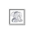 Picture of Mother and baby elephant _GroupedProduct_Square_Mini_ _GroupedProduct_Square_Canvas_Framed_