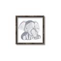 Picture of Mother and baby elephant _GroupedProduct_Square_Mini_ _GroupedProduct_Square_Canvas_Framed_
