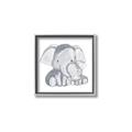 Picture of Mother and baby elephant _GroupedProduct_Square_Mini_ _GroupedProduct_Square_Canvas_Framed_
