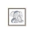 Picture of Mother and baby elephant _GroupedProduct_Square_Mini_ _GroupedProduct_Square_Canvas_Framed_
