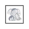 Picture of Mother and baby elephant _GroupedProduct_Square_Mini_ _GroupedProduct_Square_Canvas_Framed_