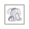Picture of Mother and baby elephant _GroupedProduct_Square_Mini_ _GroupedProduct_Square_Canvas_Framed_