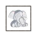 Picture of Mother and baby elephant _GroupedProduct_Square_Mini_ _GroupedProduct_Square_Canvas_Framed_