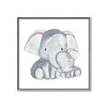 Picture of Mother and baby elephant _GroupedProduct_Square_Mini_ _GroupedProduct_Square_Canvas_Framed_