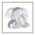 Picture of Mother and baby elephant _GroupedProduct_Square_Mini_ _GroupedProduct_Square_Canvas_Framed_