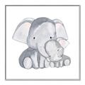 Picture of Mother and baby elephant _GroupedProduct_Square_Mini_ _GroupedProduct_Square_Canvas_Framed_