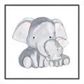 Picture of Mother and baby elephant _GroupedProduct_Square_Mini_ _GroupedProduct_Square_Canvas_Framed_