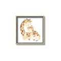 Picture of Mother and baby Giraffe _GroupedProduct_Square_Mini_ _GroupedProduct_Square_Canvas_Framed_