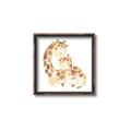 Picture of Mother and baby Giraffe _GroupedProduct_Square_Mini_ _GroupedProduct_Square_Canvas_Framed_