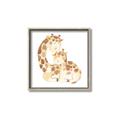Picture of Mother and baby Giraffe _GroupedProduct_Square_Mini_ _GroupedProduct_Square_Canvas_Framed_