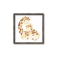 Picture of Mother and baby Giraffe _GroupedProduct_Square_Mini_ _GroupedProduct_Square_Canvas_Framed_