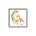 Picture of Mother and baby Giraffe _GroupedProduct_Square_Mini_ _GroupedProduct_Square_Canvas_Framed_