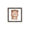 Picture of Bear Face _GroupedProduct_Square_Mini_ _GroupedProduct_Square_Canvas_Framed_