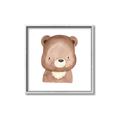 Picture of Bear Face _GroupedProduct_Square_Mini_ _GroupedProduct_Square_Canvas_Framed_