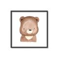 Picture of Bear Face _GroupedProduct_Square_Mini_ _GroupedProduct_Square_Canvas_Framed_